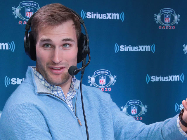 MINNEAPOLIS, MN - FEBRUARY 02: NFL player Kirk Cousins of Washington Redskins attends SiriusXM at Super Bowl LII Radio Row at the Mall of America on February 2, 2018 in Bloomington, Minnesota.