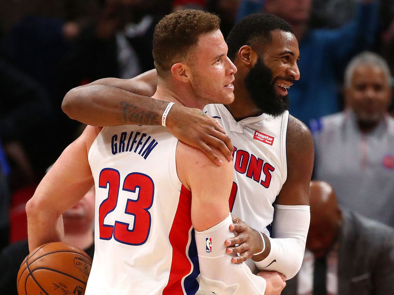 Pistons move to 50 since Griffin's arrival with win over Nets