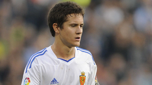 ZARAGOZA, SPAIN - OCTOBER 23: Ander Herrera of Real Zaragoza looks on during the La Liga match between Real Zaragoza and Barcelona at La Romareda on October 23, 2010 in Zaragoza, Spain. Barcelona won the match 2-0.