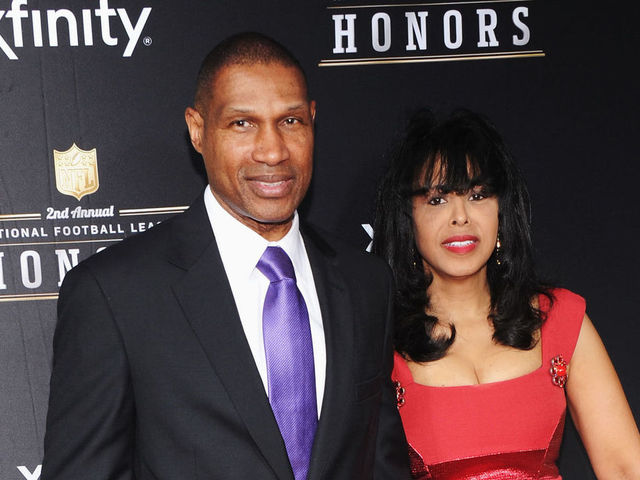 NEW ORLEANS, LA - FEBRUARY 02: NFL head coach Leslie Frazier (L) attends the 2nd Annual NFL Honors at Mahalia Jackson Theater on February 2, 2013 in New Orleans, Louisiana.