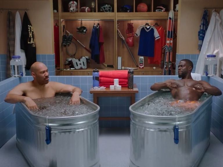 Kevin Hart Interviews Athletes And Lavar In Ice Baths In New Series Kevin Hart Interviews Athletes And Lavar In Ice Baths In New Series