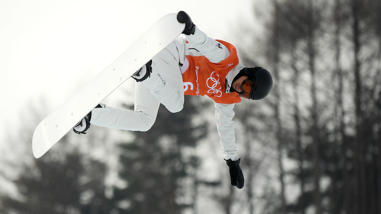 PYEONGCHANG-GUN, SOUTH KOREA - FEBRUARY 09: Snowboarder Iouri Podladtchikov of Switzerland practices ahead of the PyeongChang 2018 Winter Olympic Games at Phoenix Snow Park on February 9, 2018 in Pyeongchang-gun, South Korea.