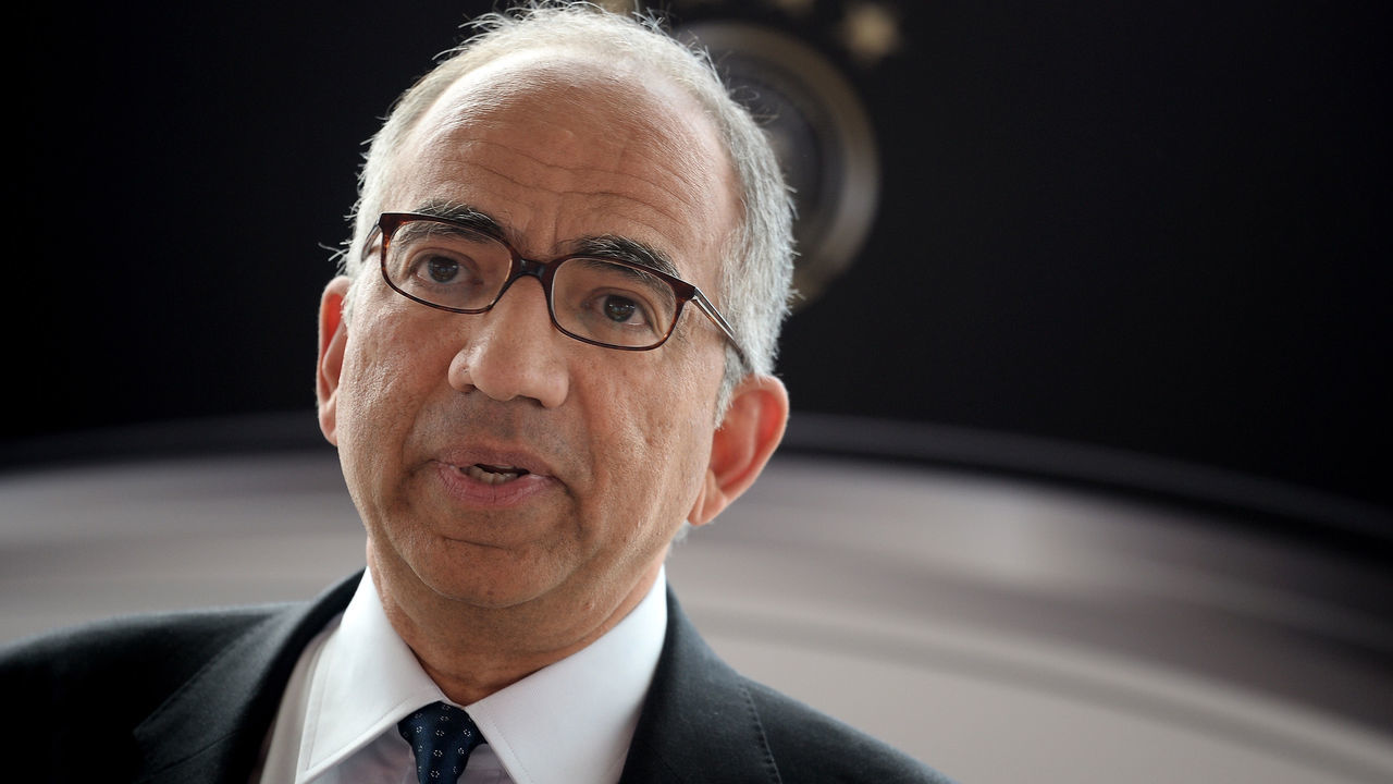 COLOGNE, GERMANY - JUNE 10: Carlos Cordeiro of the United States Soccer Federation USSF speaks to gests during the official reception for the United States Soccer Federation at KoelnSky Lounge on June 10, 2015 in Cologne, Germany.