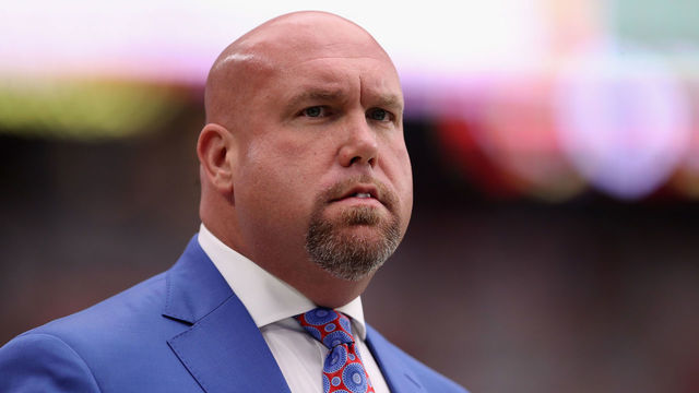 GLENDALE, AZ - OCTOBER 01: General manager Steve Keim before the start of the NFL game against the San Francisco 49ers at the University of Phoenix Stadium on October 1, 2017 in Glendale, Arizona.