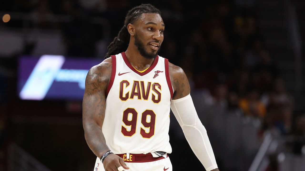 CLEVELAND, OH - OCTOBER 10: Jae Crowder #99 of the Cleveland Cavaliers while playing the Chicago Bulls during a pre season game at Quicken Loans Arena on October 10, 2017 in Cleveland, Ohio.
