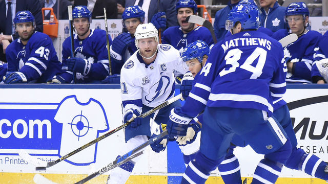 Maple Leafs thrilled to top Lightning in 'measuring-stick game'