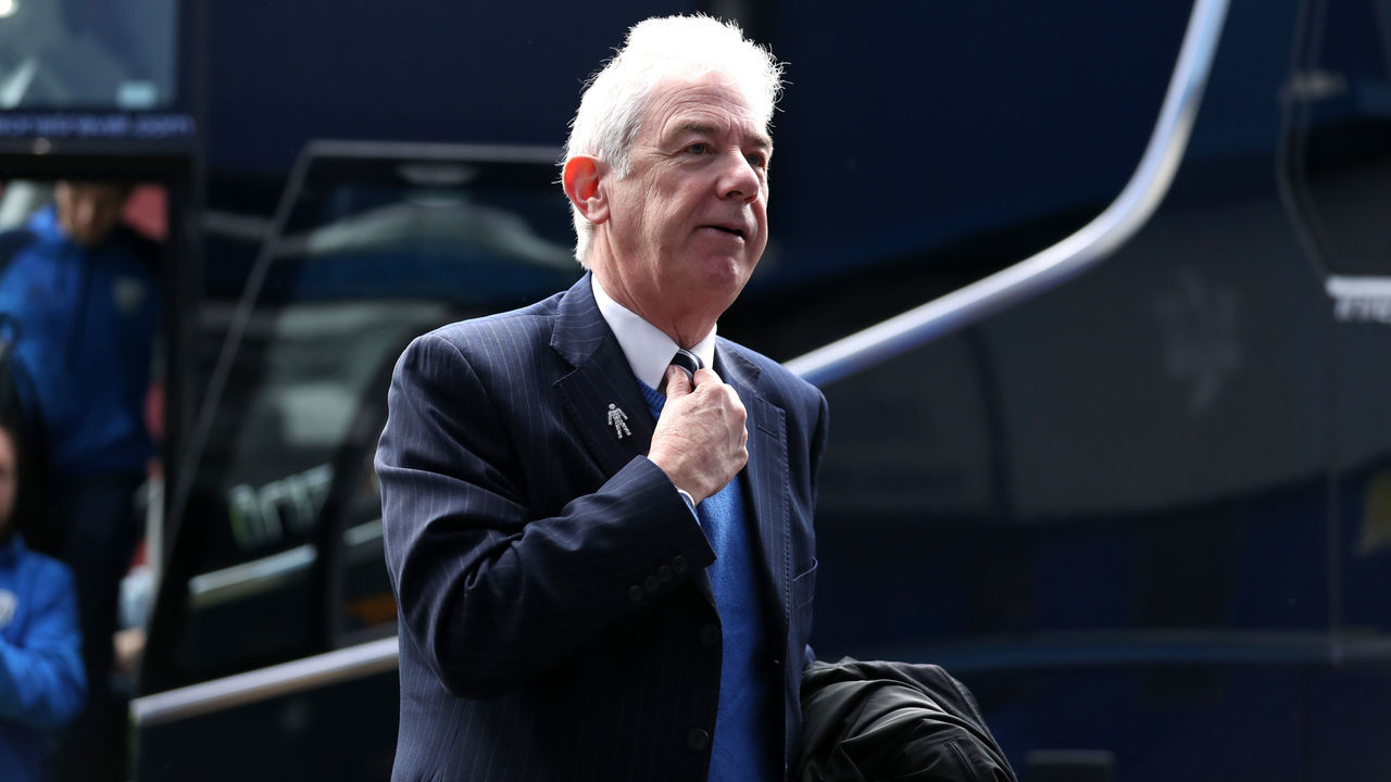 LIVERPOOL, ENGLAND - MARCH 11: John Williams Chairman of West Bromwich Albion arrives ahead of the Premier League match between Everton and West Bromwich Albion at Goodison Park on March 11, 2017 in Liverpool, England.