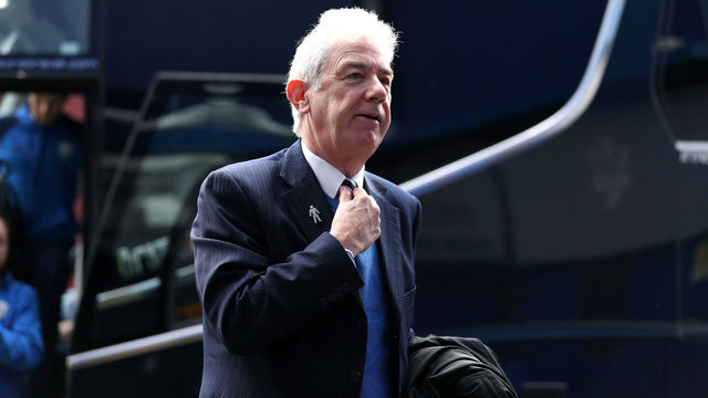 LIVERPOOL, ENGLAND - MARCH 11: John Williams Chairman of West Bromwich Albion arrives ahead of the Premier League match between Everton and West Bromwich Albion at Goodison Park on March 11, 2017 in Liverpool, England.