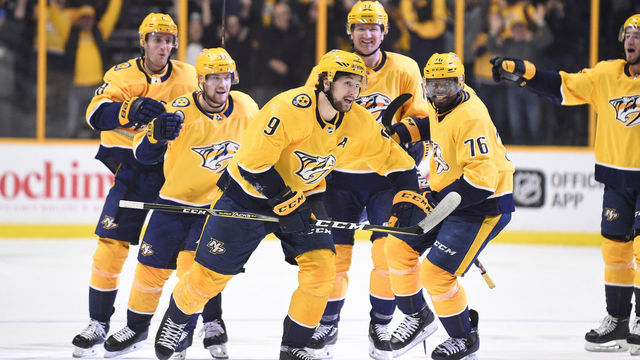 Predators set franchise record with 9th consecutive win