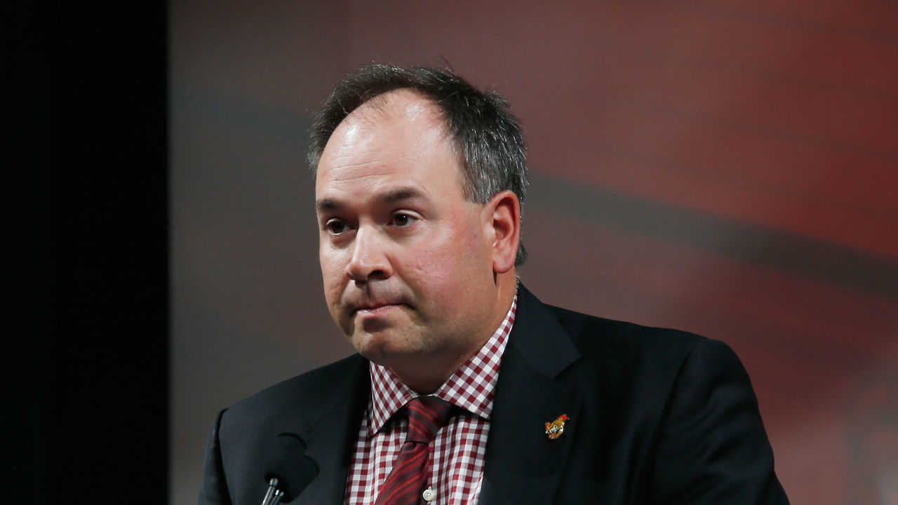 SUNRISE, FL - JUNE 26: Peter Dorion of the Ottawa Senators attends the 2015 NHL Draft at BB&T Center on June 26, 2015 in Sunrise, Florida.