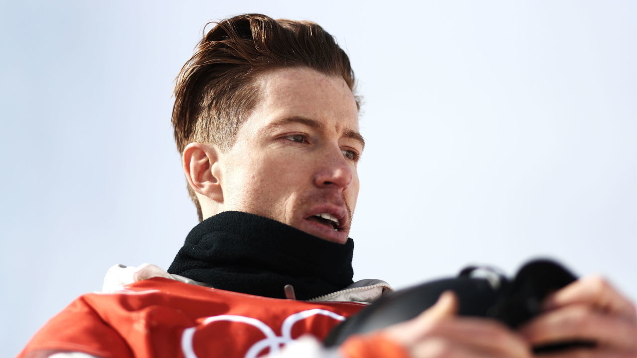 PYEONGCHANG-GUN, SOUTH KOREA - FEBRUARY 13: Shaun White of the United States reacts after his run during the Snowboard Men's Halfpipe Qualification on day four of the PyeongChang 2018 Winter Olympic Games at Phoenix Snow Park on February 13, 2018 in Pyeongchang-gun, South Korea.