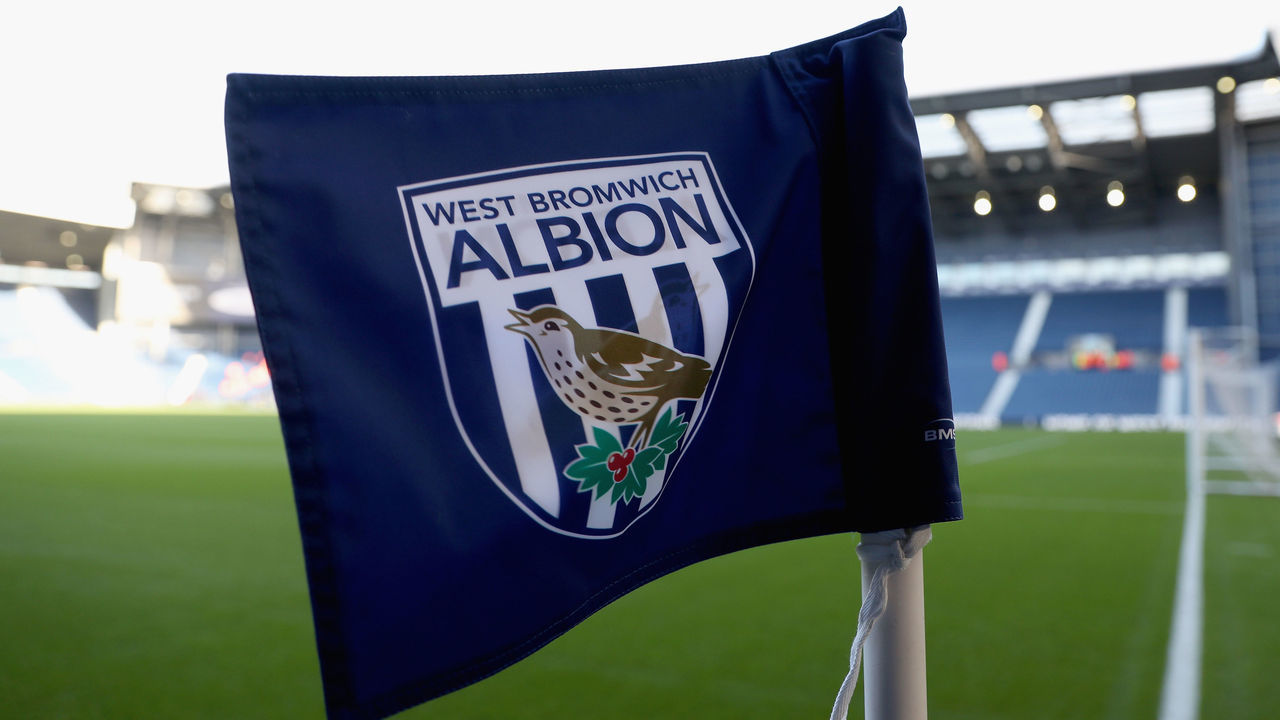 WEST BROMWICH, ENGLAND - DECEMBER 26: A corner flag is pictured inside the stadium prior to the Premier League match between West Bromwich Albion and Everton at The Hawthorns on December 26, 2017 in West Bromwich, England.