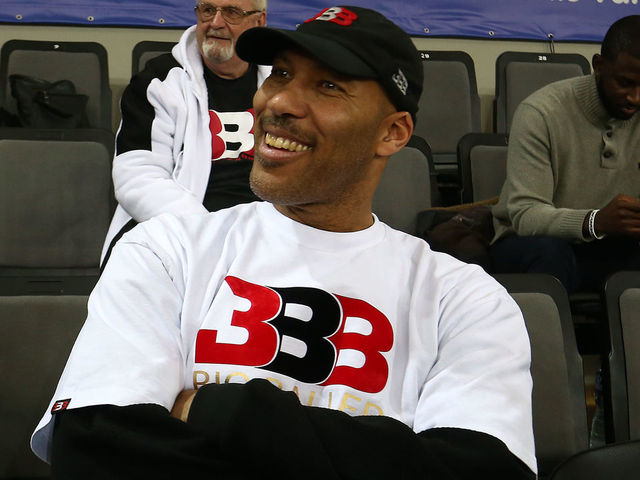 PRIENAI, LITHUANIA - JANUARY 05: LaVar Ball, father of LaMelo and LiAngelo Ball looks on during their first training session with Lithuania Basketball team Vytautas Prienai on January 5, 2018 in Prienai, Lithuania.