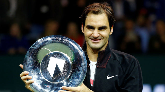 Federer overpowers Dimitrov to win 97th career title