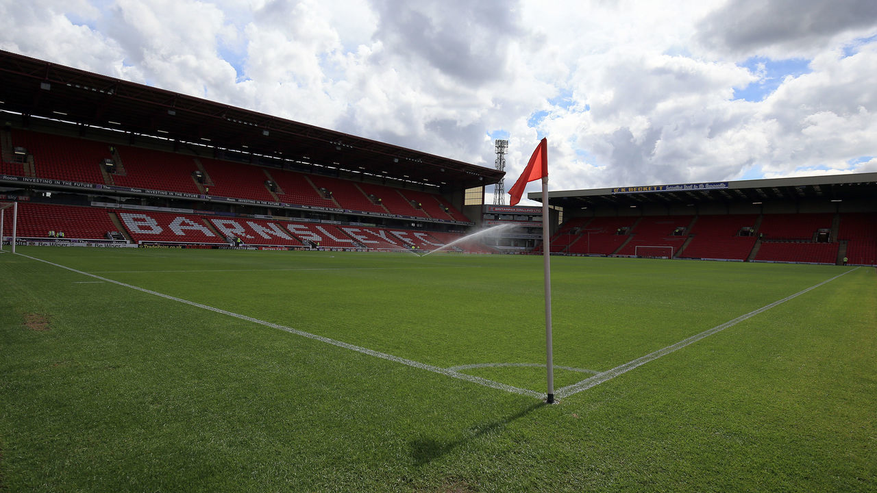 BARNSLEY, ENGLAND - JULY 22: A general view of Oakwell stadium during the pre season friendly at Oakwell Stadium between Barnsley and Huddersfield Town on July 22, 2017 in Barnsley, England.