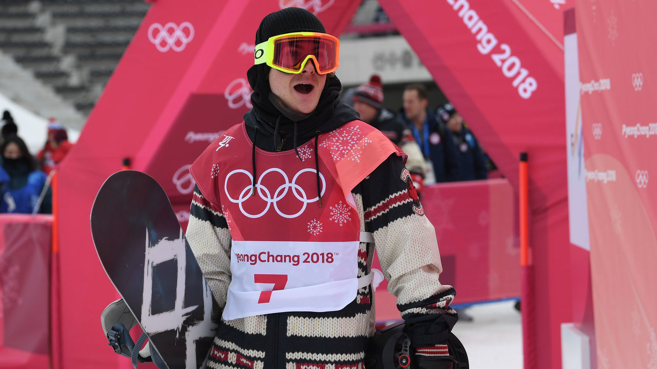 PYEONGCHANG-GUN, SOUTH KOREA - FEBRUARY 24: Sebastien Toutant of Canada celebrates during the Men's Big Air Final on day 15 of the PyeongChang 2018 Winter Olympic Games at Alpensia Ski Jumping Centre on February 24, 2018 in Pyeongchang-gun, South Korea.