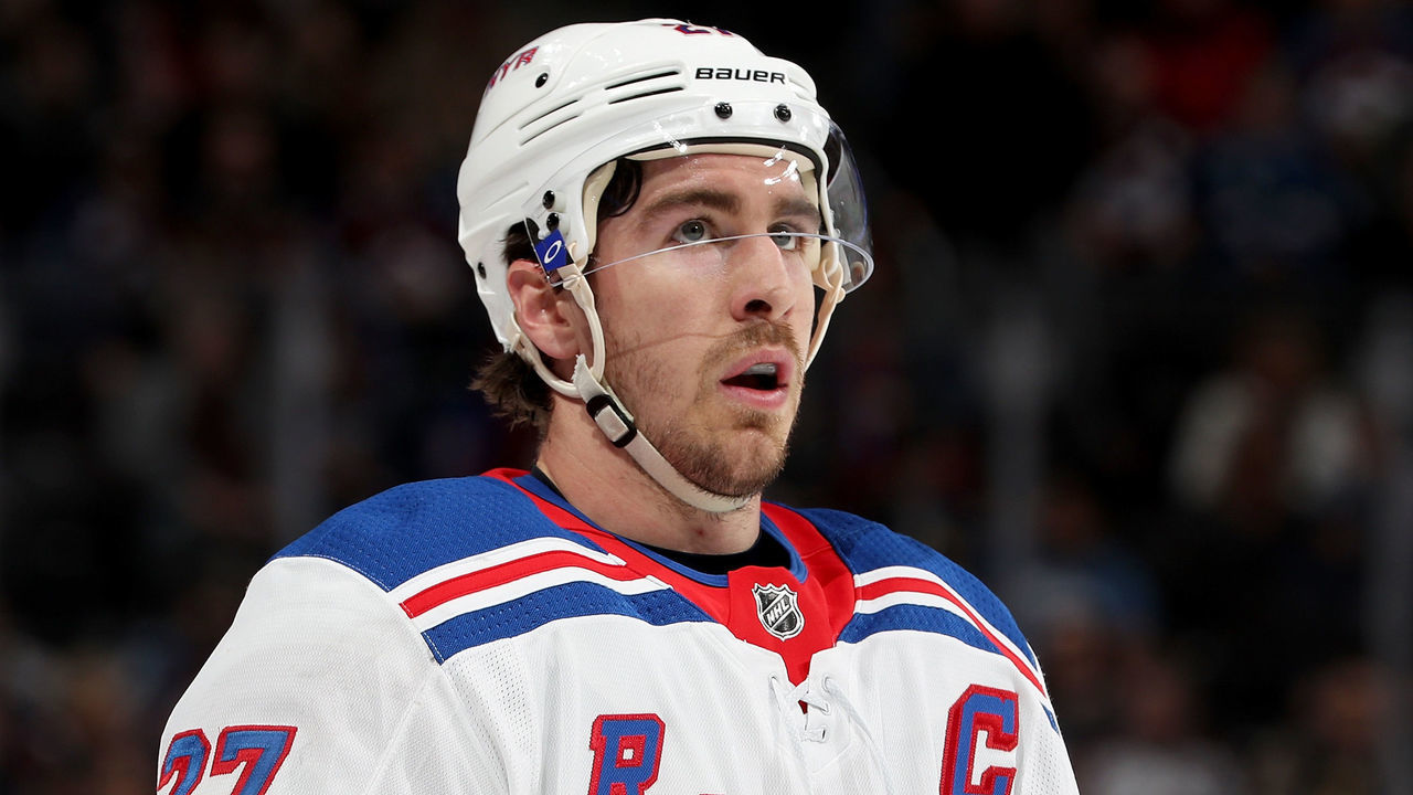 DENVER, CO - JANUARY 20: Ryan McDonagh #27 of the New York Rangers plays the Colorado Avalanche at the Pepsi Center on January 20, 2018 in Denver, Colorado.