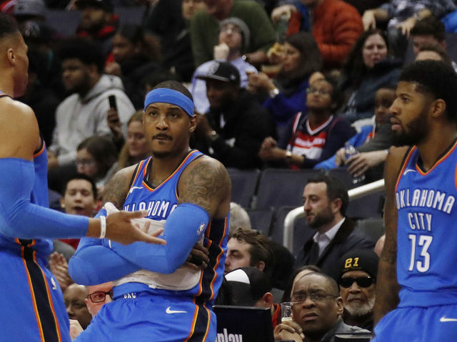 George feels Thunder's Big 3 are being 'officiated differently'