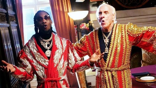 Ric Flair teases project with Migos' Offset