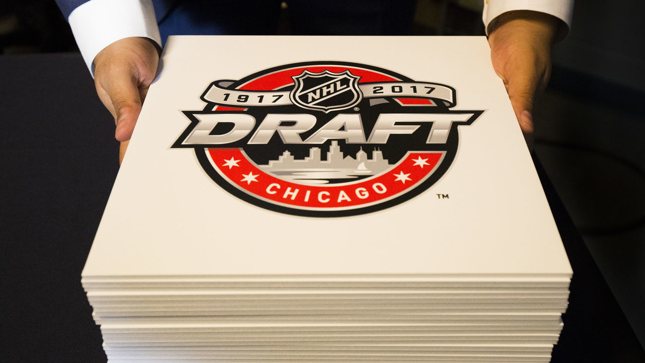 TORONTO, ON - APRIL 29: Display boards are stacked during the NHL Draft Lottery at the CBC Studios in Toronto, Ontario, Canada on April 29, 2017.