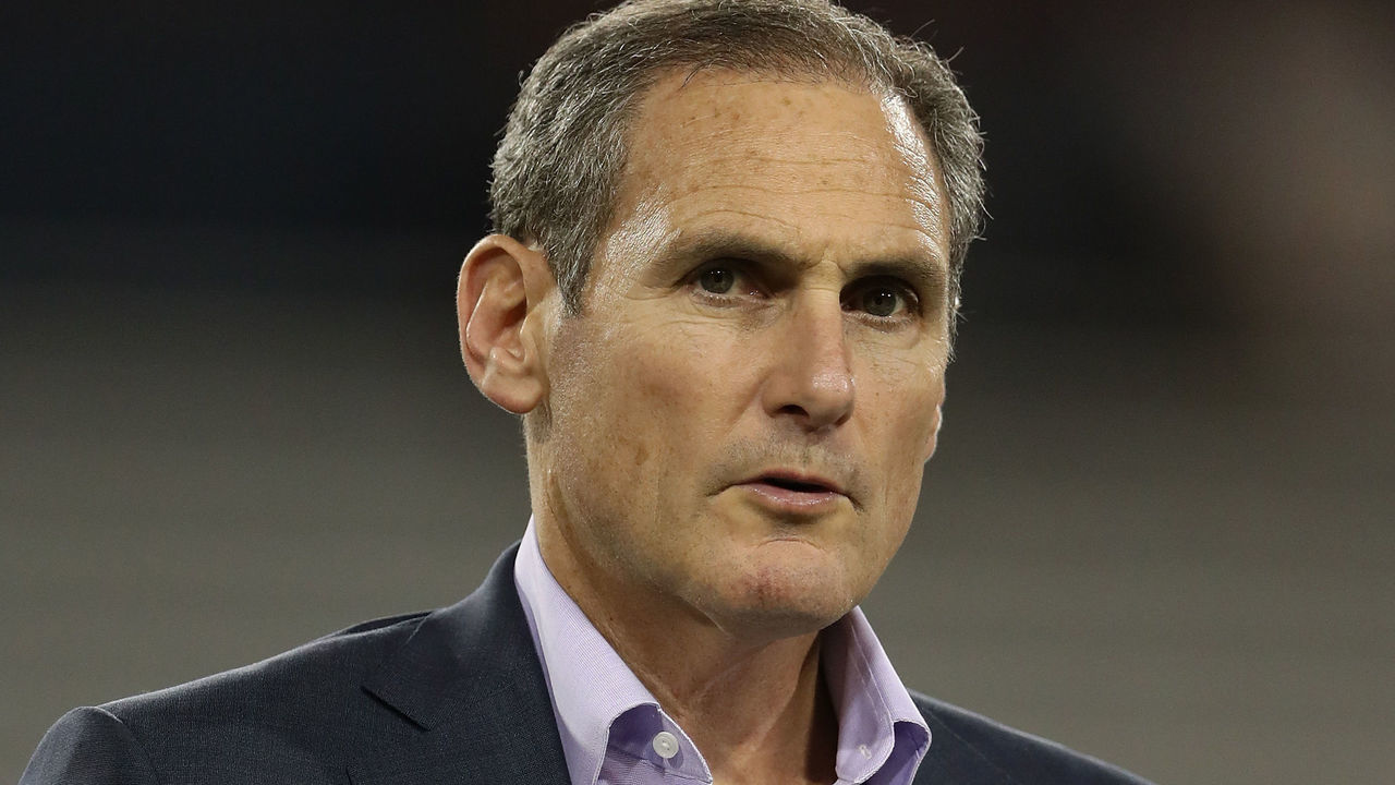 TUCSON, AZ - SEPTEMBER 22: Pac-12 Commissioner Larry Scott attends the college football game between the Arizona Wildcats and the Utah Utes at Arizona Stadium on September 22, 2017 in Tucson, Arizona.