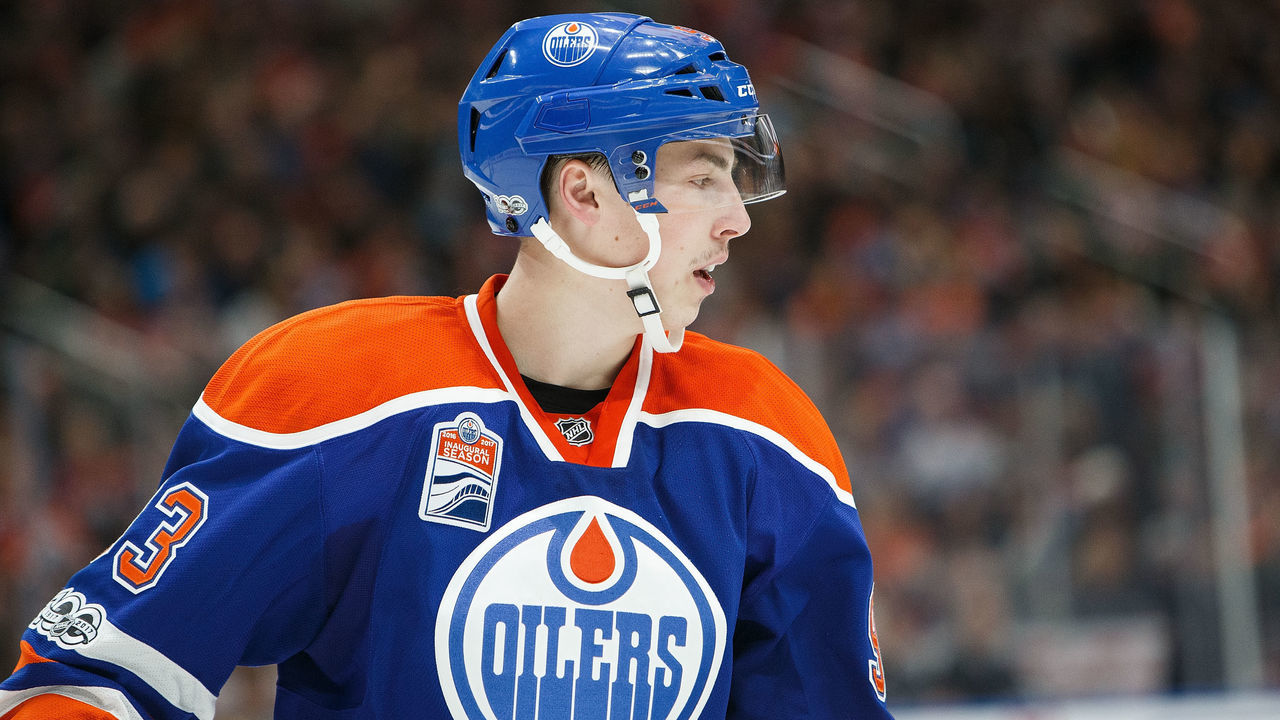 EDMONTON, AB - MARCH 10: Ryan Nugent-Hopkins #93 of the Edmonton Oilers skates against the Pittsburgh Penguins on March 10, 2017 at Rogers Place in Edmonton, Alberta, Canada.