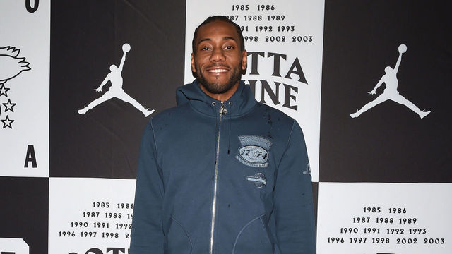 NEW ORLEANS, LA - FEBRUARY 17: Kawhi Leonard of San Antonio Spurs attends Jordan Brand: 2017 All-Star Party at Seven Three Distilling Co. on February 17, 2017 in New Orleans, Louisiana.