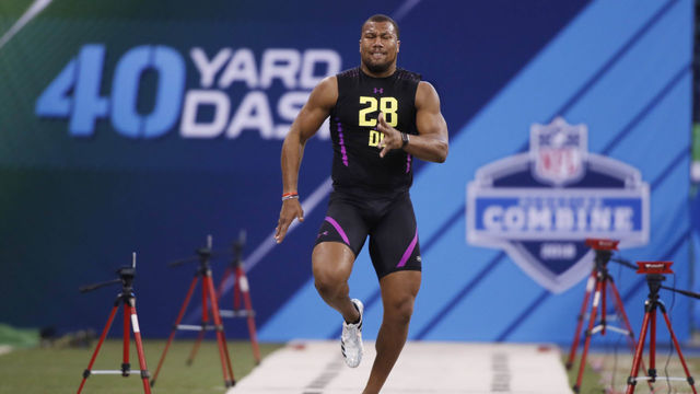 Is Chubb the best player in the 2018 NFL Draft?