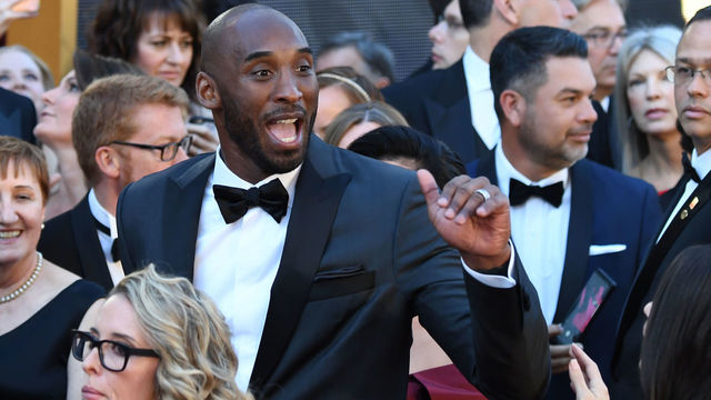 US basketball player Kobe Bryant arrives for the 90th Annual Academy Awards on March 4, 2018, in Hollywood, California. / AFP PHOTO / Robyn Beck