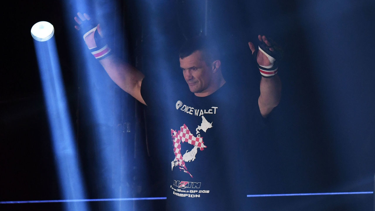 SAITAMA, JAPAN - DECEMBER 31: Mirko Cro Cop of Croatia enters the ring in the bout against Tsuyoshi Kosaka during the RIZIN Fighting World Grand-Prix 2017 final Round at Saitama Super Arena on December 31, 2017 in Saitama, Japan.