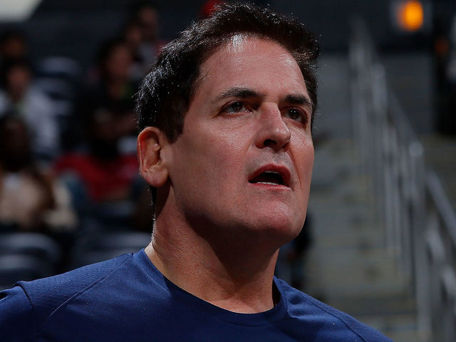ATLANTA, GA - DECEMBER 23: Mark Cuban, owner of the Dallas Mavericks, reacts during the game against the Atlanta Hawks at Philips Arena on December 23, 2017 in Atlanta, Georgia.