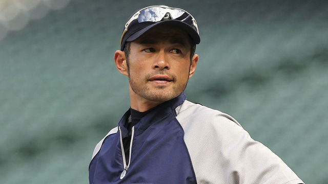 SEATTLE, WA - APRIL 18: Ichiro Suzuki #51 of the Seattle Mariners looks on during batting practice prior to the game against the Cleveland Indians at Safeco Field on April 18, 2012 in Seattle, Washington.