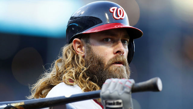 PITTSBURGH, PA - MAY 16: Jayson Werth #28 of the Washington Nationals looks on against the Pittsburgh Pirates at PNC Park on MAY 16, 2017 in Pittsburgh, Pennsylvania.