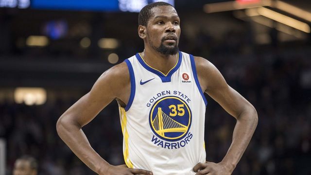Durant: 'Weird' playing without Curry, key Warriors veterans
