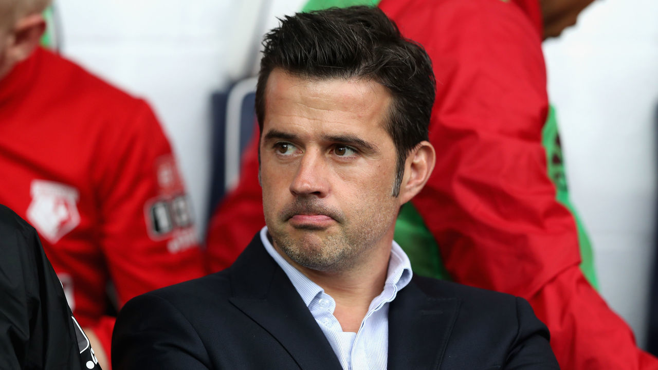 WEST BROMWICH, ENGLAND - SEPTEMBER 30: Marco Silva, Manager of Watford looks on prior to the Premier League match between West Bromwich Albion and Watford at The Hawthorns on September 30, 2017 in West Bromwich, England.
