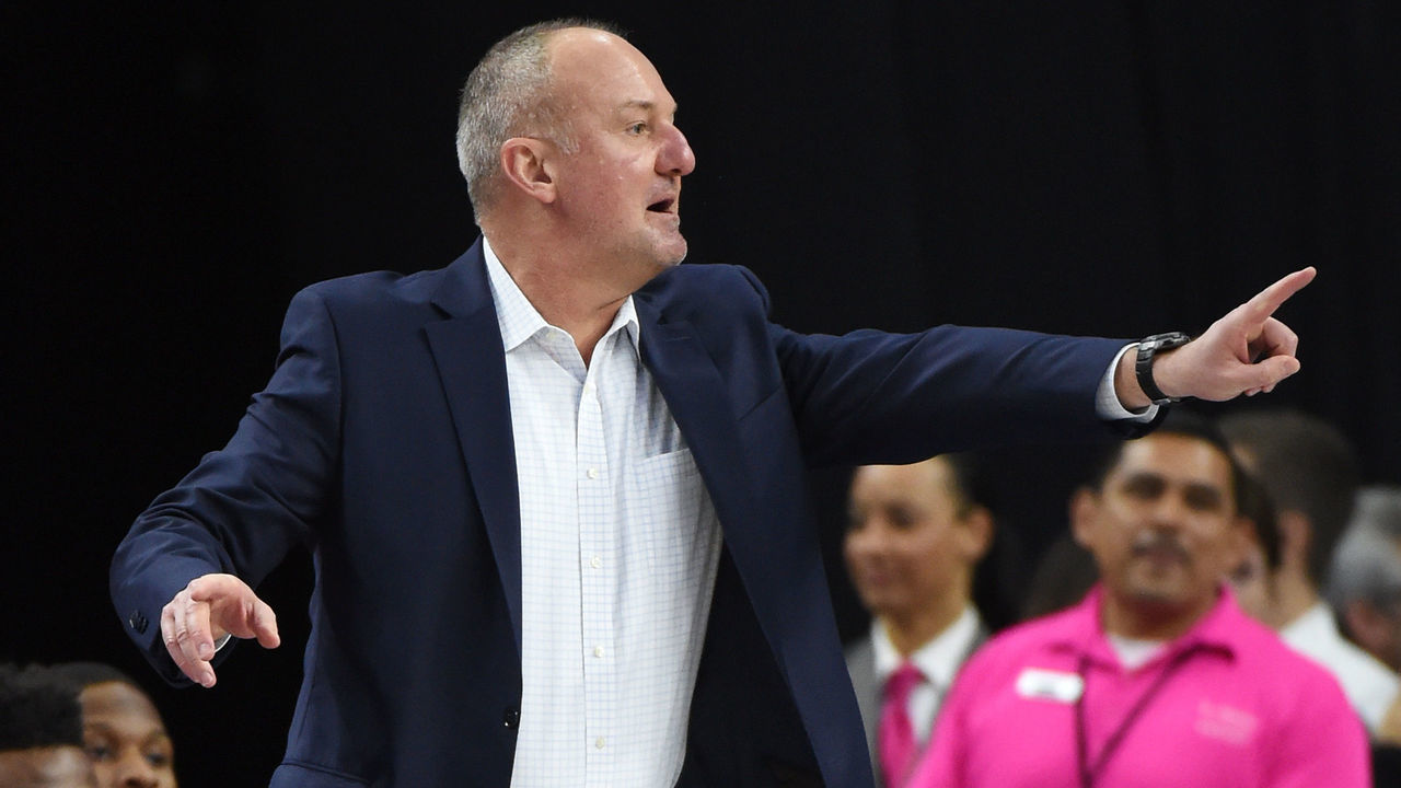 LAS VEGAS, NV - DECEMBER 17: Head coach Thad Matta of the Ohio State Buckeyes reacts as his team takes on the UCLA Bruins during the CBS Sports Classic at T-Mobile Arena on December 17, 2016 in Las Vegas, Nevada. UCLA won 86-73.