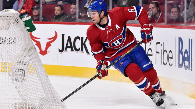 MONTREAL, QC - OCTOBER 26: Shea Weber #6 of the Montreal Canadiens skates against the Los Angeles Kings during the NHL game at the Bell Centre on October 26, 2017 in Montreal, Quebec, Canada. The Los Angeles Kings defeated the Montreal Canadiens 4-0.