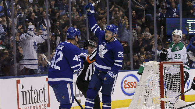 For 4th time this season, Leafs win after overcoming 2-goal deficit in 3rd period