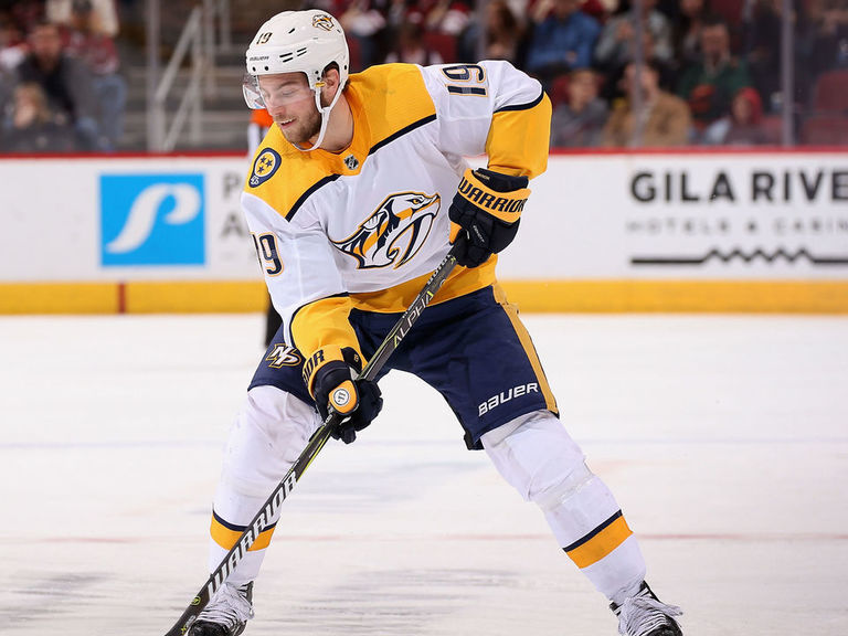 Preds' Jarnkrok Out For Season With Upper-body Injury | TheScore.com