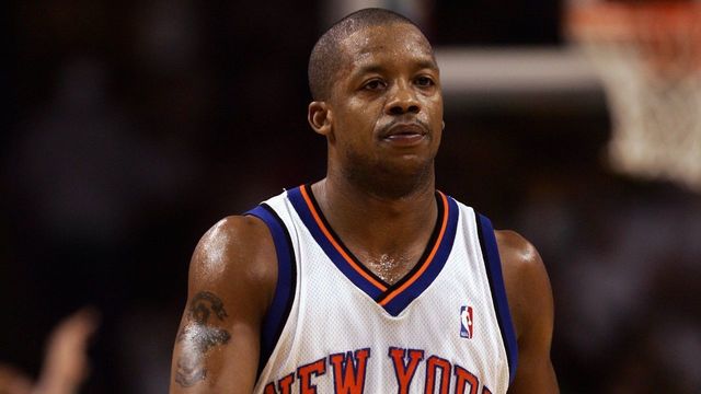 BOSTON - NOVEMBER 24: Steve Francis #1 of the New York Knicks walks on the court during a game against the Boston Celtics at the TD Banknorth Garden on November 24, 2006 in Boston, Massachusetts. The New York Knicks defeated the Boston Celtics 101-77.
