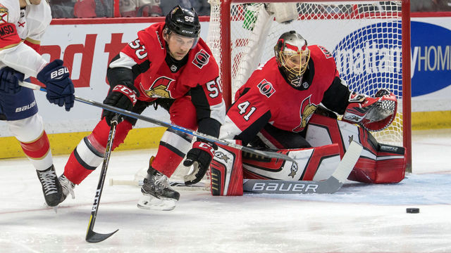 Senators' Sieloff sets odd NHL record with 2nd career goal