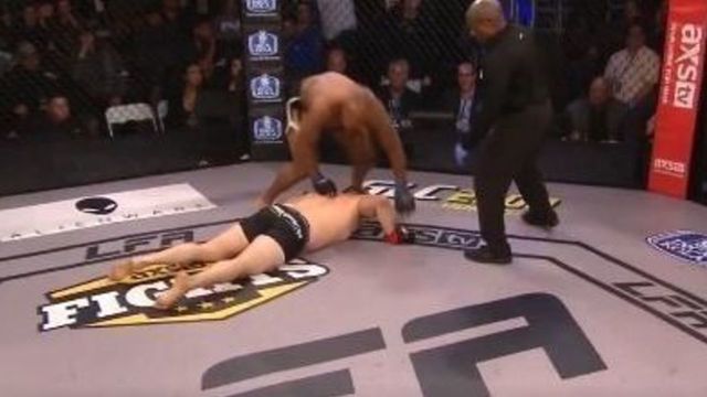 Watch: Drew Chatman DQ'd after doing flip off opponent's back