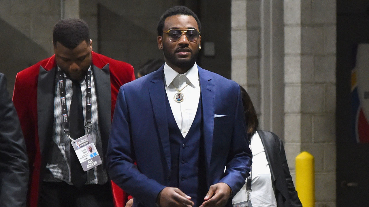 LOS ANGELES, CA - FEBRUARY 18: John Wall arrives to the NBA All-Star Game 2018 at Staples Center on February 18, 2018 in Los Angeles, California.