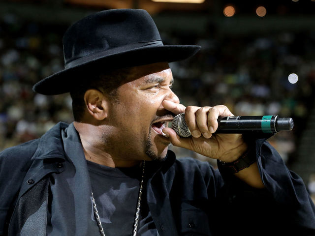 SEATTLE, WA - AUGUST 20: Sir Mix-A-Lot performs during week nine of the BIG3 three-on-three basketball league at KeyArena on August 20, 2017 in Seattle, Washington.