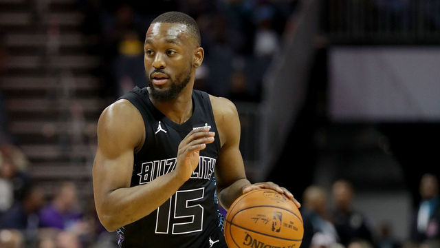 CHARLOTTE, NC - JANUARY 26: Kemba Walker #15 of the Charlotte Hornets in action against the Atlanta Hawks during their game at Spectrum Center on January 26, 2018 in Charlotte, North Carolina.