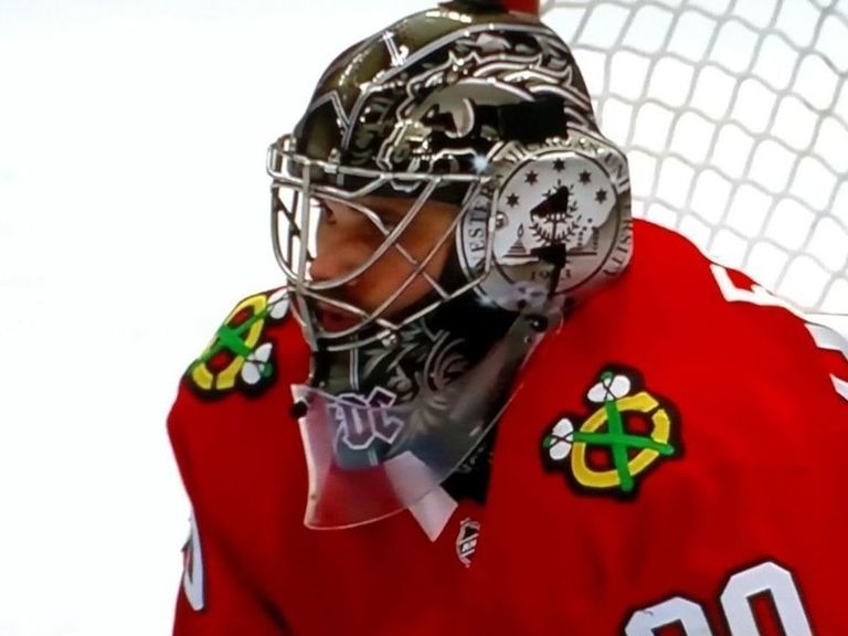 Blackhawks' Emergency Goalie Shines After Being Thrust Into Game Action ...