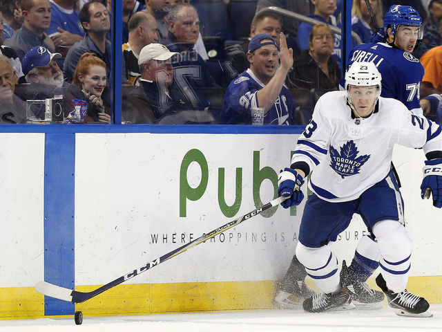 Maple Leafs' Dermott will not return vs. Jets after blocking shot
