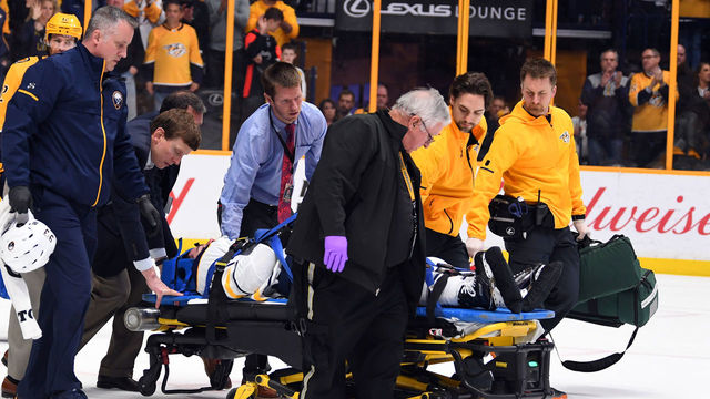 Sabres' Housley: Antipin 'doing well' after being stretchered off