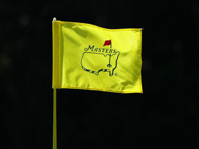 AUGUSTA, GA - APRIL 04: A Masters flag blows in the breeze during a practice round prior to the start of the 2017 Masters Tournament at Augusta National Golf Club on April 4, 2017 in Augusta, Georgia.