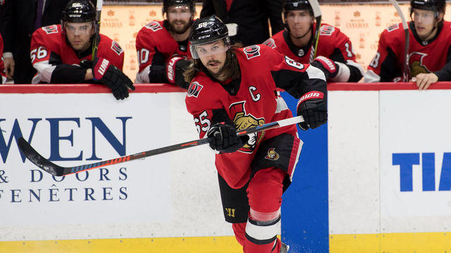 Senators' Karlsson sitting out season-ending road trip to be with family